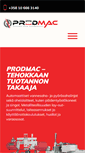 Mobile Screenshot of prodmac.fi